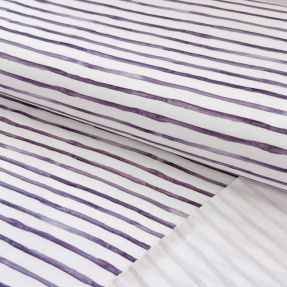 Sweat fabric Wavy stripes violet digital print