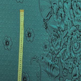 Jacquard BORDER Ciclon old green