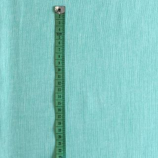 Linen cotton Fishbone mint