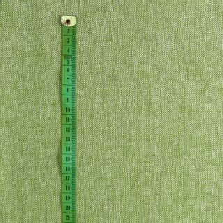 Linen cotton Fishbone lime