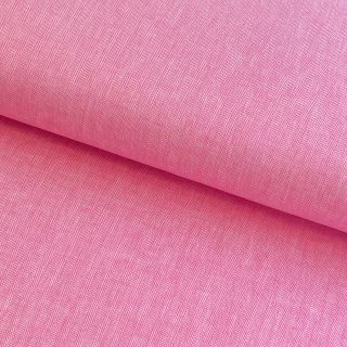 Linen cotton Fishbone fuchsia