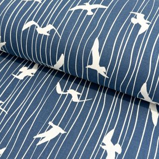 Decoration fabric ICONIC SEAGULL STRIPE