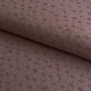 Double gauze/muslin MELANGE JACQUARD mauve