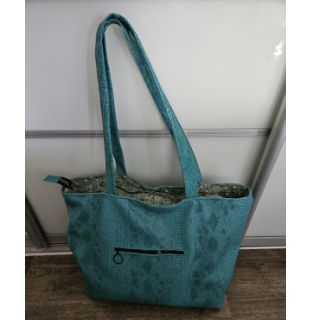 Faux leather COBRA turquoise