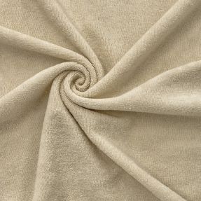 Stretch toweling dark beige