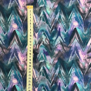 Sweat fabric Triangle watercolour light purple digital print