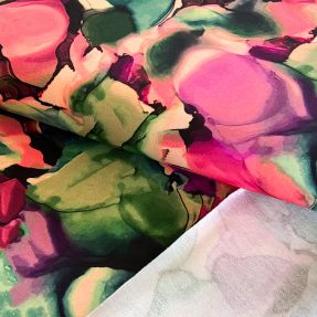 Sweat fabric Bright ink dusty fuchsia digital print