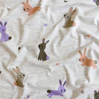 Jersey Bunnies ecru melange