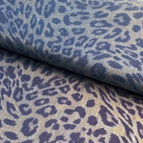 Cotton fabric JEANS FOIL Animal