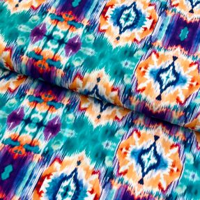 Viscose RADIANCE Ikat digital print