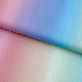 Cotton fabric Rainbow digital print