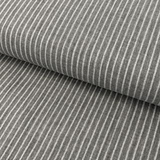 Double gauze/muslin YARN DYED Stripes grey