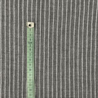 Double gauze/muslin YARN DYED Stripes grey