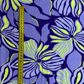 Viscose ECOVERO Florals cobalt digital print