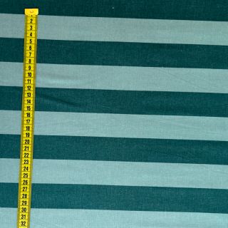 Cotton fabric FLANNEL Stripes petrol