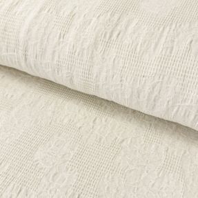 Cotton fabric JACQUARD Abstract natural