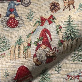 Decoration fabric GOBELIN PREMIUM Tomte Jolly Holiday