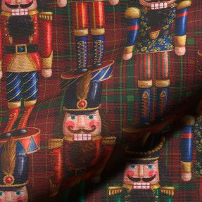 Decoration fabric Nutcracker Family digital print