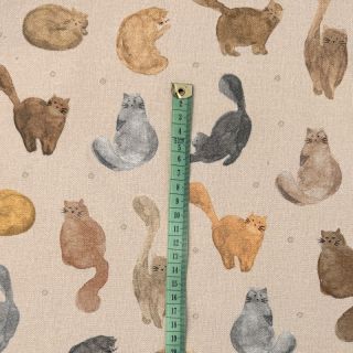 Decoration fabric Cat Furry Friend digital print