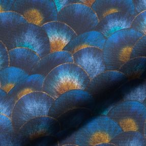 Decoration fabric Scale Peacock Feather digital print