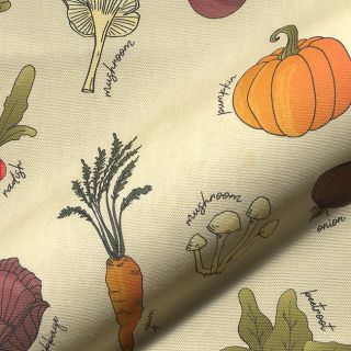 Decoration fabric Veggie Harvest Garden digital print