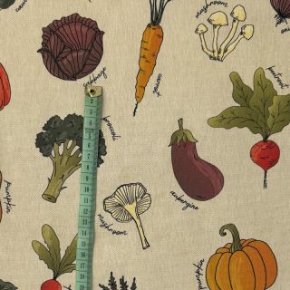 Decoration fabric Veggie Harvest Garden digital print