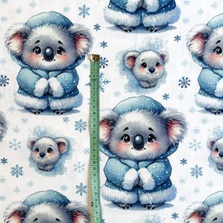 Jersey Snow animals design A digital print