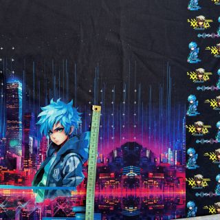 Sweat fabric Tokyo Play PANEL digital print