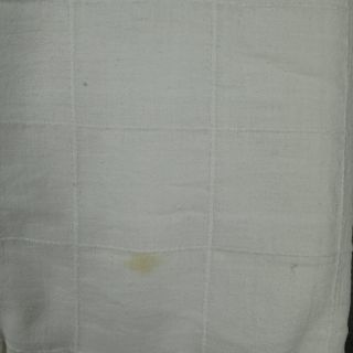 Cotton fabric VOILE DOBBY off white 2nd class