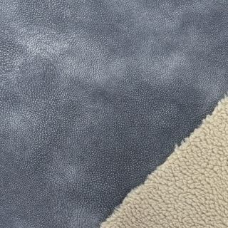 Faux leather Bounded Cantara blue