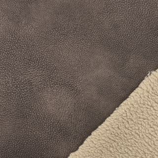 Faux leather Bounded Cantara dark brown