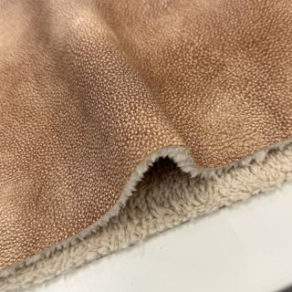 Faux leather Bounded Cantara brown