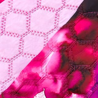 Stepped fabric Aquarel nature gradini pink