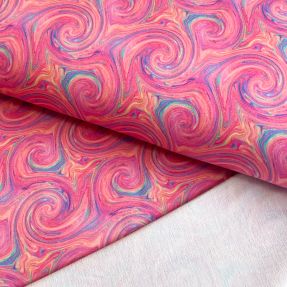 Sweat fabric Magic colours pink digital print