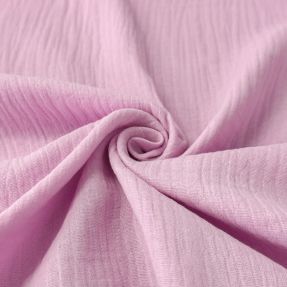 Double gauze/muslin UNI 150 lilac