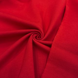 Sweat fabric bright red