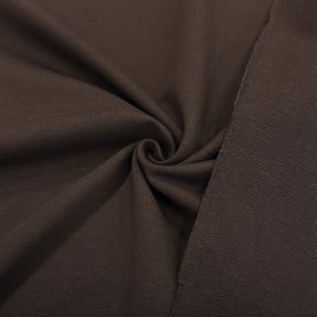 Sweat fabric dark chocolate