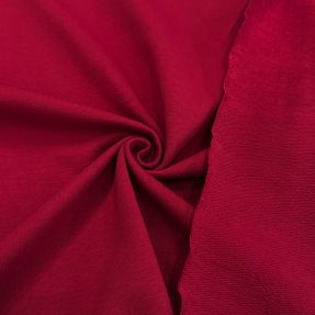 Sweat fabric dark red