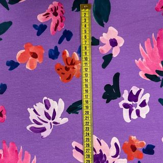 Sweat fabric NERIDA HANSEN Colette lavender digital print