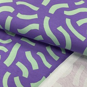 Sweat fabric NERIDA HANSEN Playful purple