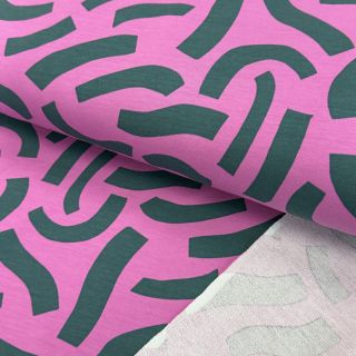 Sweat fabric NERIDA HANSEN Playful pink