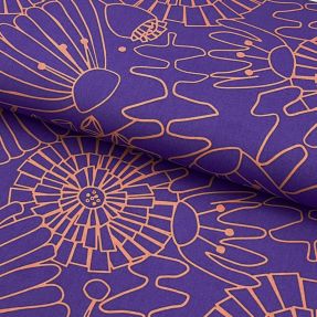 Cotton fabric NERIDA HANSEN Eden purple