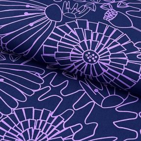 Cotton fabric NERIDA HANSEN Eden navy