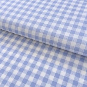 Cotton fabric Brigitte ciel