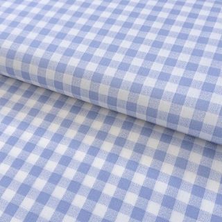 Cotton fabric Brigitte ciel