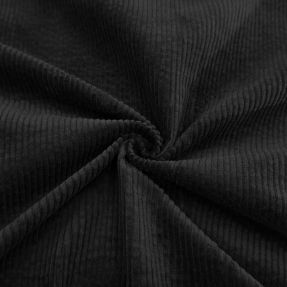 Corduroy 6W WASHED STRETCH black