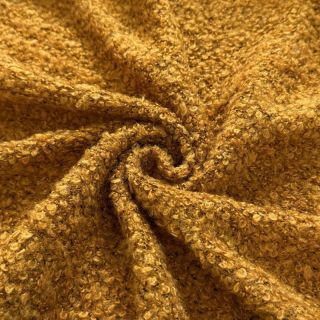 Knit fabrics Bouclette ochre