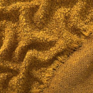 Knit fabrics Bouclette ochre