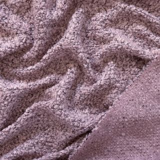 Knit fabrics Bouclette old rose