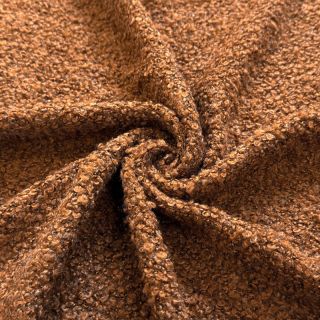 Knit fabrics Bouclette brown